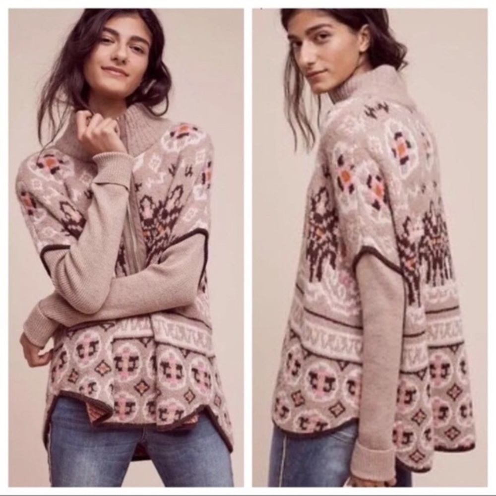 Anthropology Sleeping On Snow Fairbanks Sweater